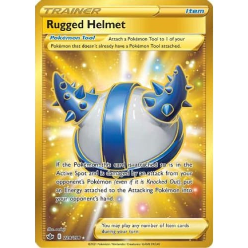 Rugged Helmet (228/198) Secret Rare Holofoil - Single