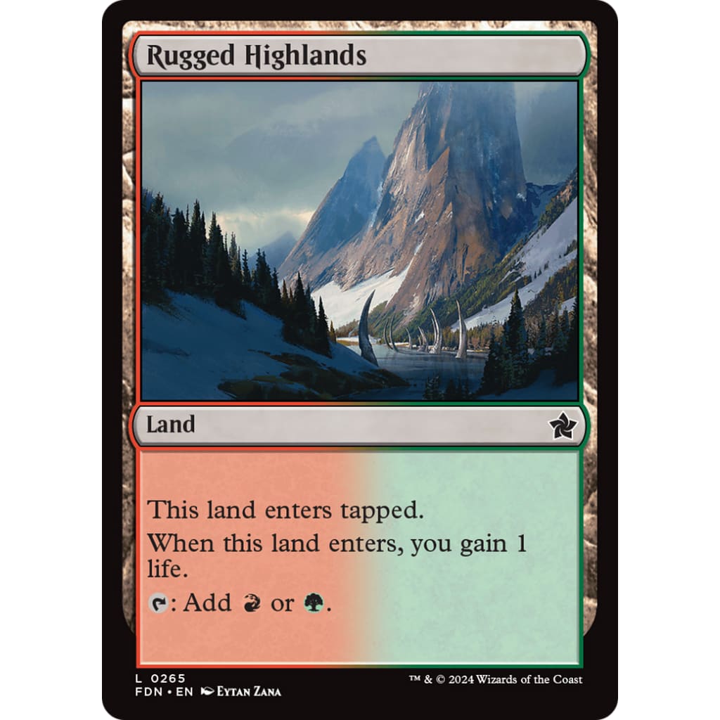 Rugged Highlands (FDN-265) Foil - Single