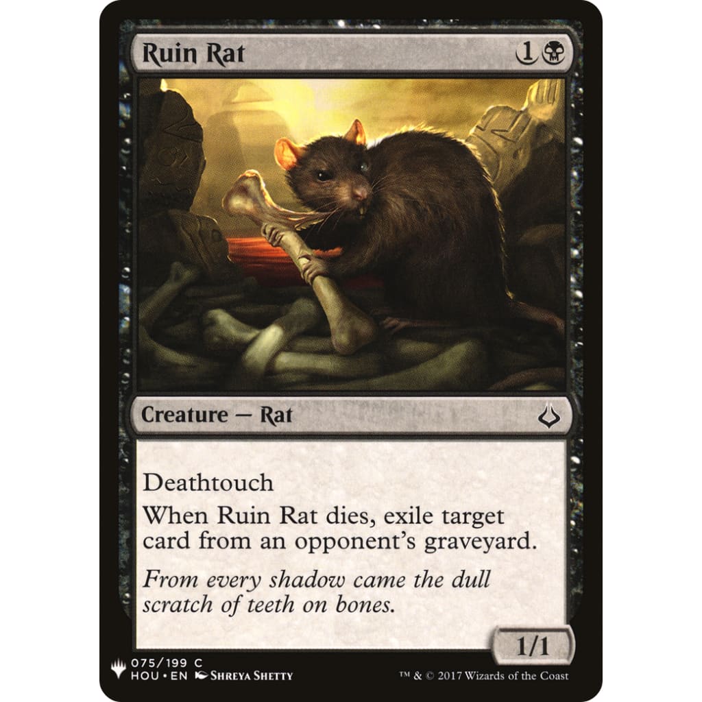 Ruin Rat (PLST-HOU-75) - Single