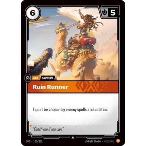 Ruin Runner (105/221) - Spiritforged - Single