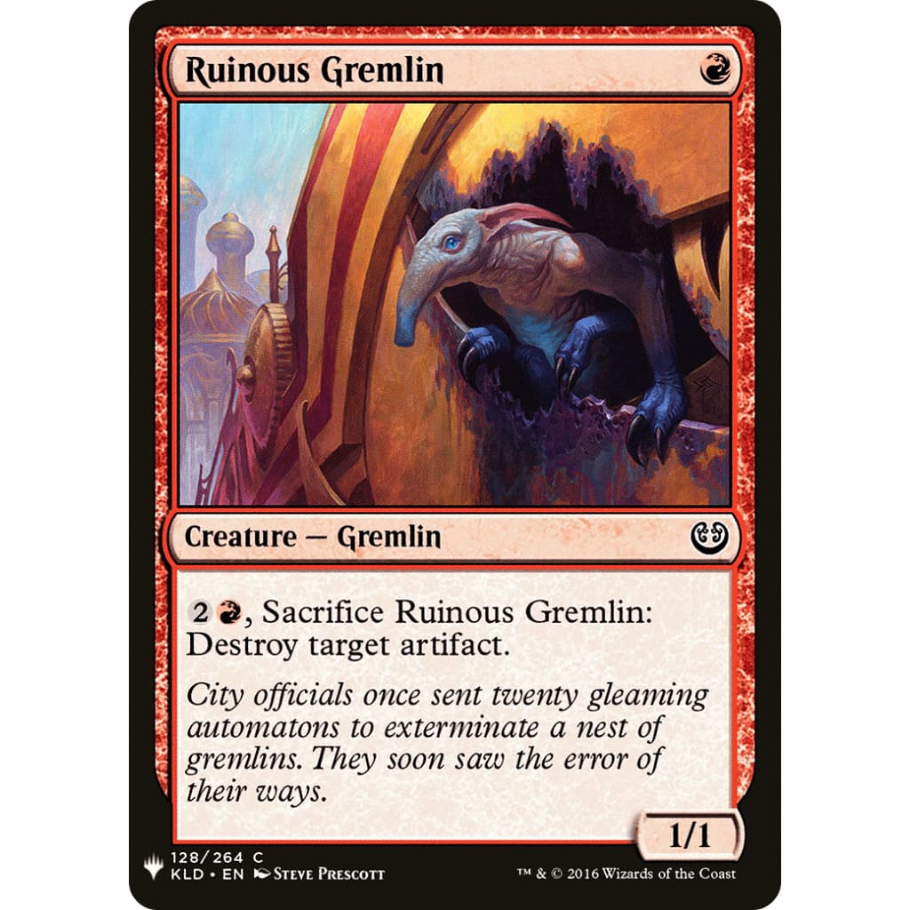 Ruinous Gremlin (PLST-KLD-128) - Single