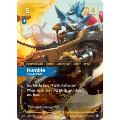 Rumble - Scrapper (089/221) - Spiritforged Foil - Single