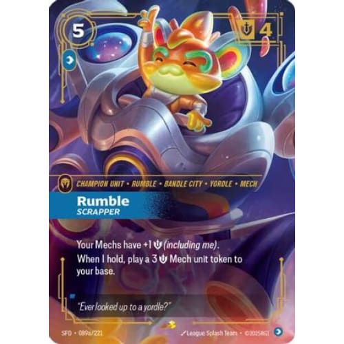 Rumble - Scrapper (Alternate Art) (089a/221) - Spiritforged