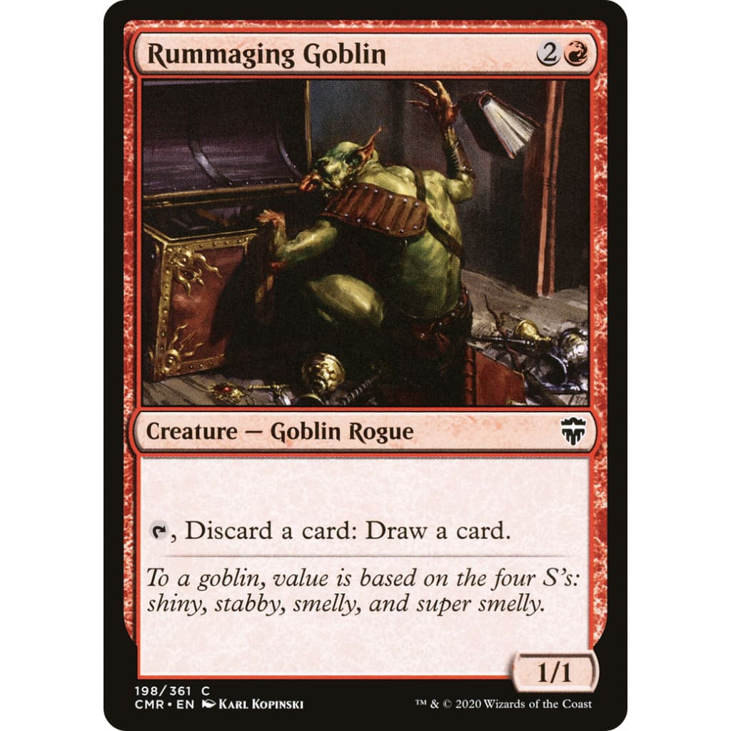 Rummaging Goblin (CMR-198) Foil - Single