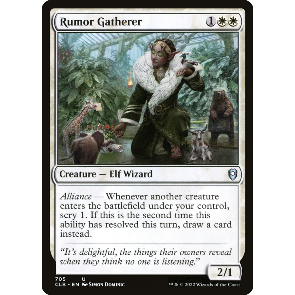 Rumor Gatherer (CLB-705) - Single