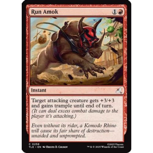 Run Amok (0258) (TLE-258) Foil - Single