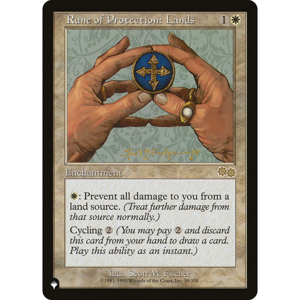Rune of Protection: Lands (PLST-USG-39) - Single