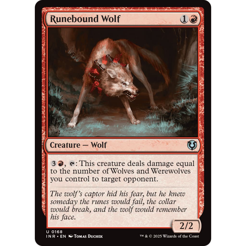 Runebound Wolf (INR-168) Foil - Single
