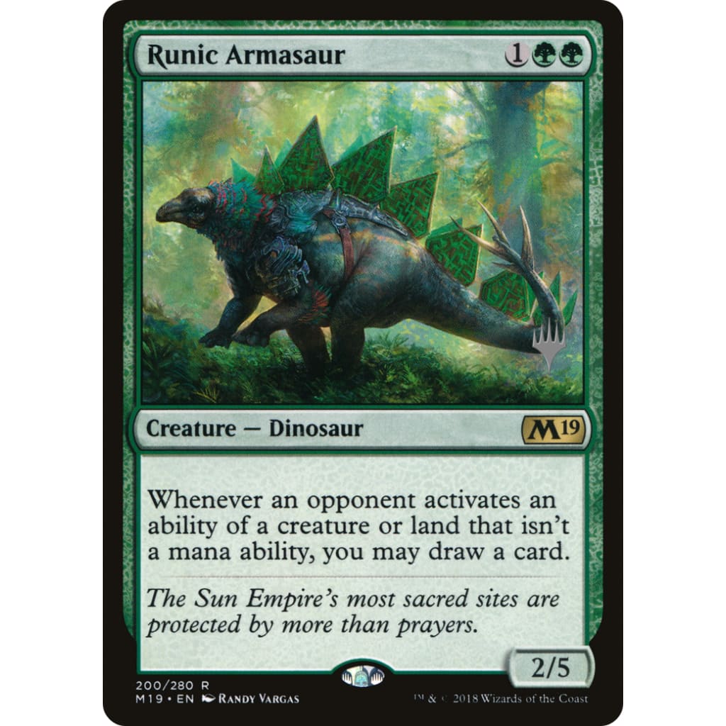 Runic Armasaur (PM19-200P) - Single