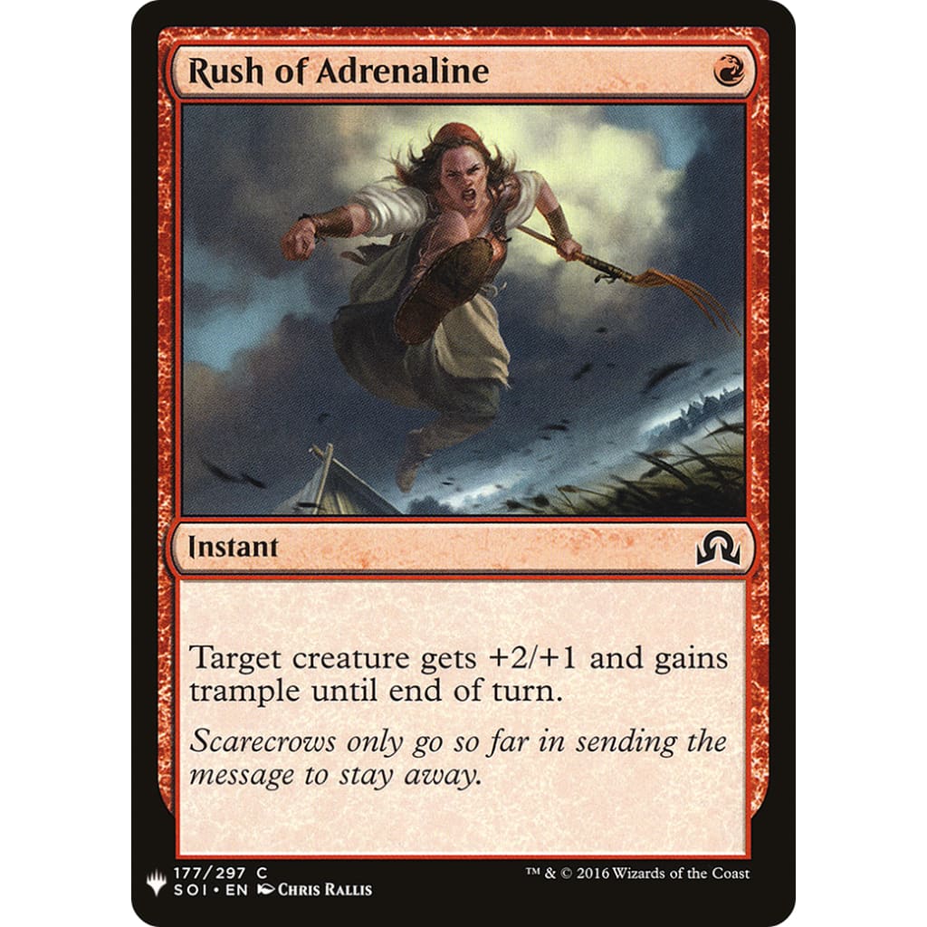 Rush of Adrenaline (PLST-SOI-177) - Single