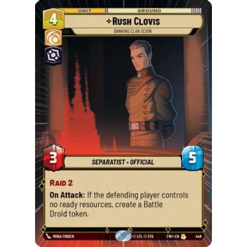 Rush Clovis - Banking Clan Scion (Hyperspace) (448) Foil