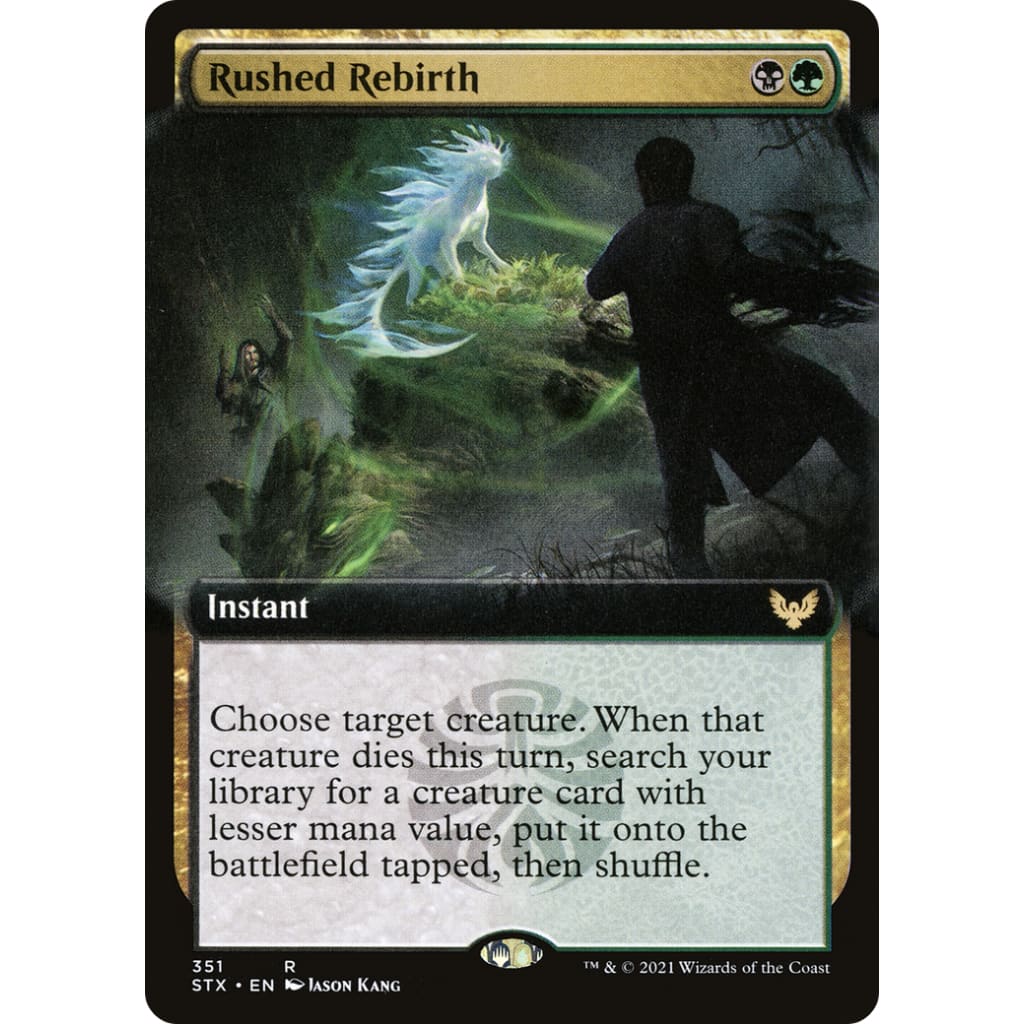 Rushed Rebirth (Extended Art) (STX-351): Foil - Single