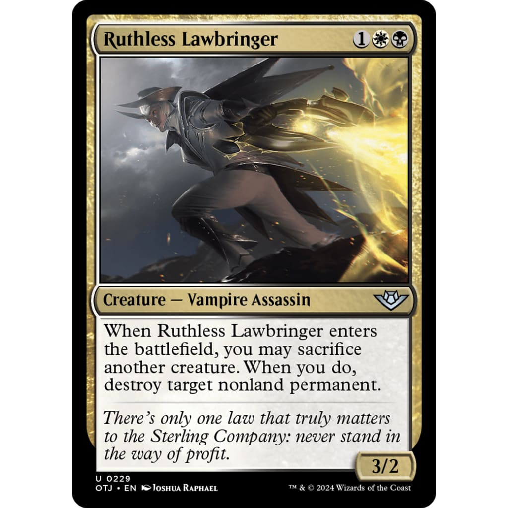 Ruthless Lawbringer (OTJ-229) - Single