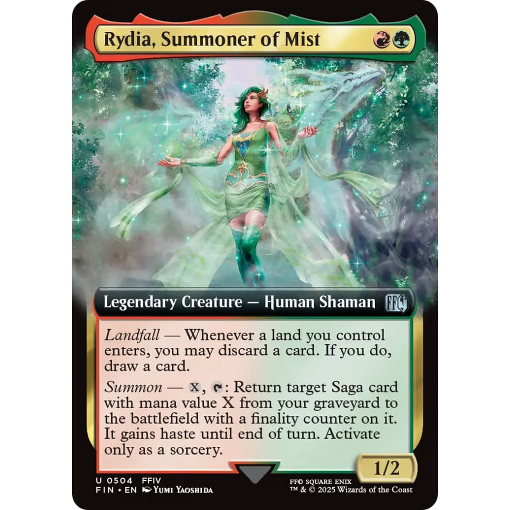 Rydia Summoner of Mist (FIN-504): (Extended Art) Foil