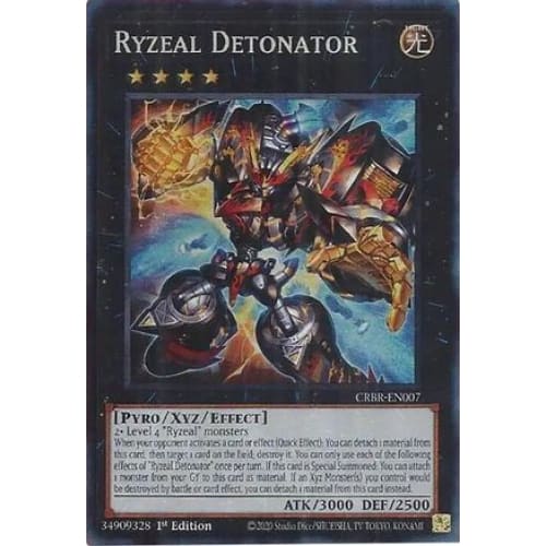 Ryzeal Detonator (CR) - CRBR-EN007 Collector’s Rare 1st