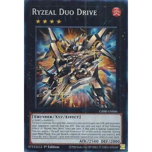Ryzeal Duo Drive (CR) - CRBR-EN006 Collector’s Rare 1st