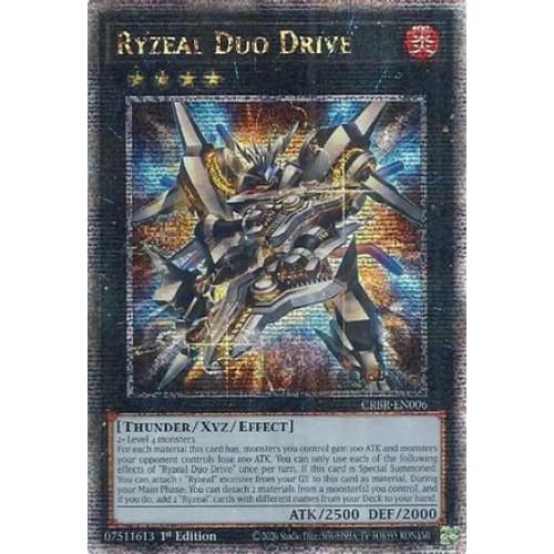 Ryzeal Duo Drive (Quarter Century Secret Rare) - CRBR-EN006