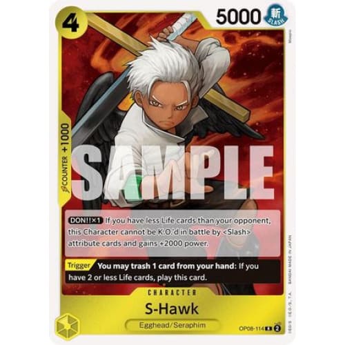 S-Hawk OP08-114 R Two Legends Foil - Single