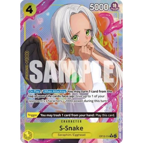 S-Snake (Alternate Art) OP13-114 R Carrying On His