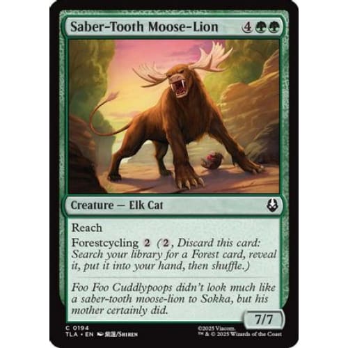 Saber-Tooth Moose-Lion (TLA-194) - Single