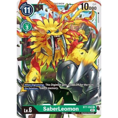 SaberLeomon - BT7-052 - Common - Single
