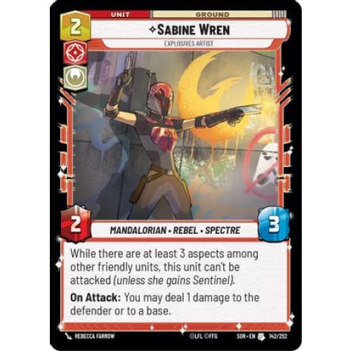 Sabine Wren - Explosives Artist (142/252) - Spark