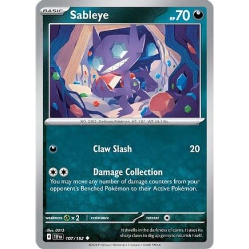 Sableye (107) Uncommon - Single