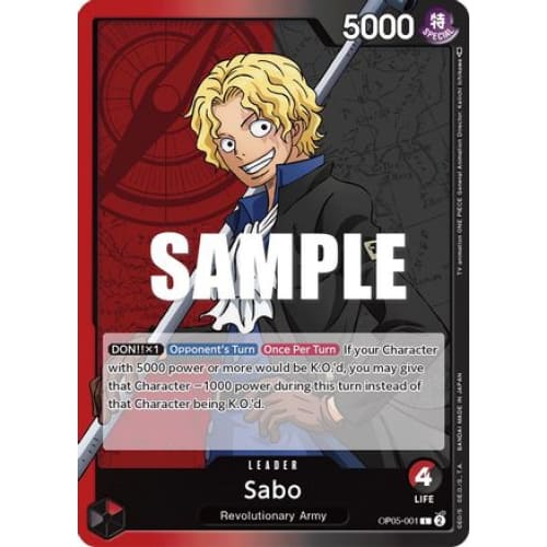 Sabo (001) OP05-001 L Awakening of the New Era - Single