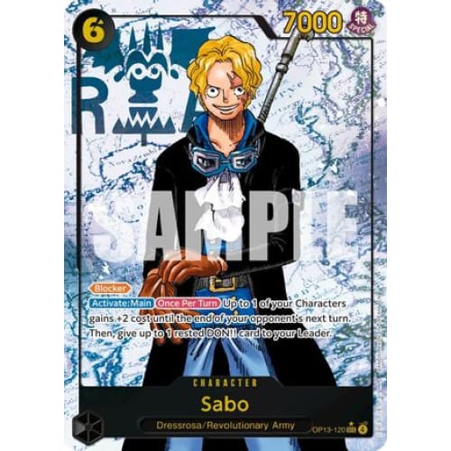 Sabo (120) (Parallel) OP13-120 SEC Carrying On His