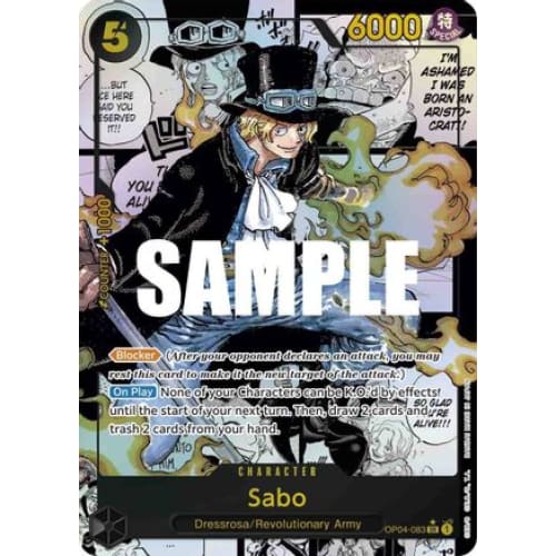 Sabo (Alternate Art) (Manga) OP04-083 SR Kingdoms