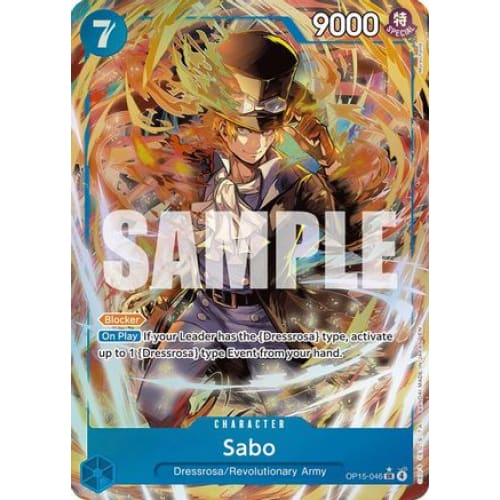 Sabo (Alternate Art) OP15-046 SR Adventure on Kami’s Island