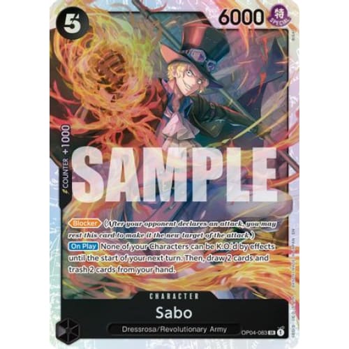 Sabo - OP04-083 (Reprint) SR Premium Booster -The Best-