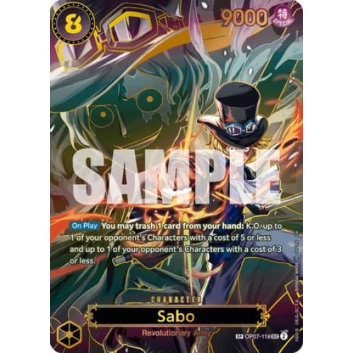 Sabo - OP07-118 (SP) SEC Carrying On His Will Foil - Single