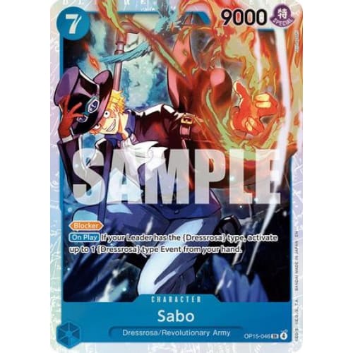 Sabo OP15-046 SR Adventure on Kami’s Island Foil - Single