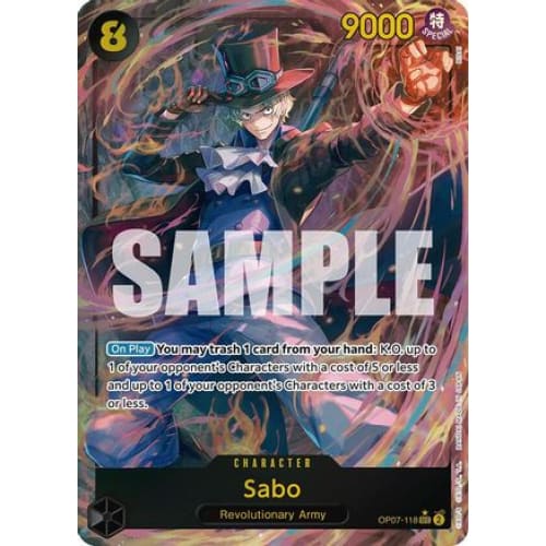 Sabo (Parallel) OP07-118 SEC 500 Years in the Future Foil