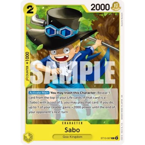 Sabo - ST13-007 (Reprint) C Premium Booster -The Best- Vol.