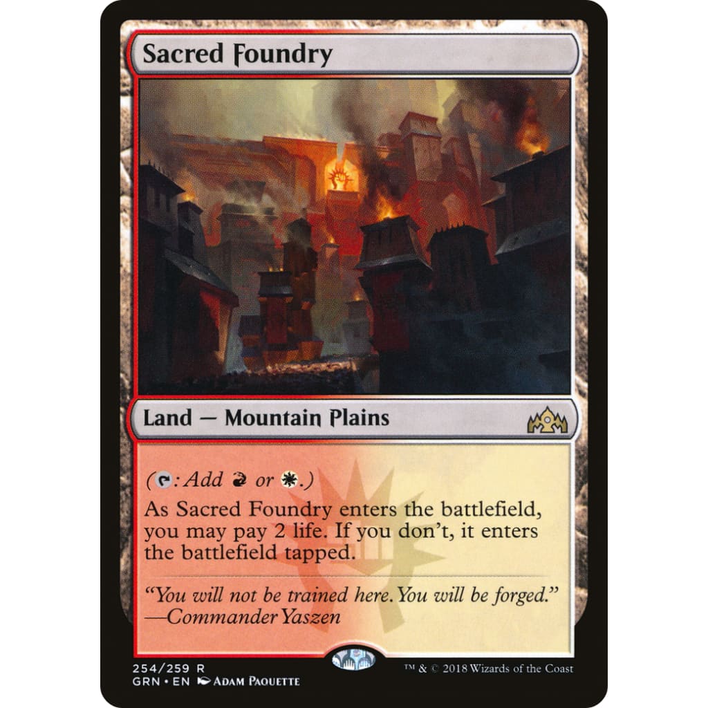 Sacred Foundry (GRN-254) Foil - Single