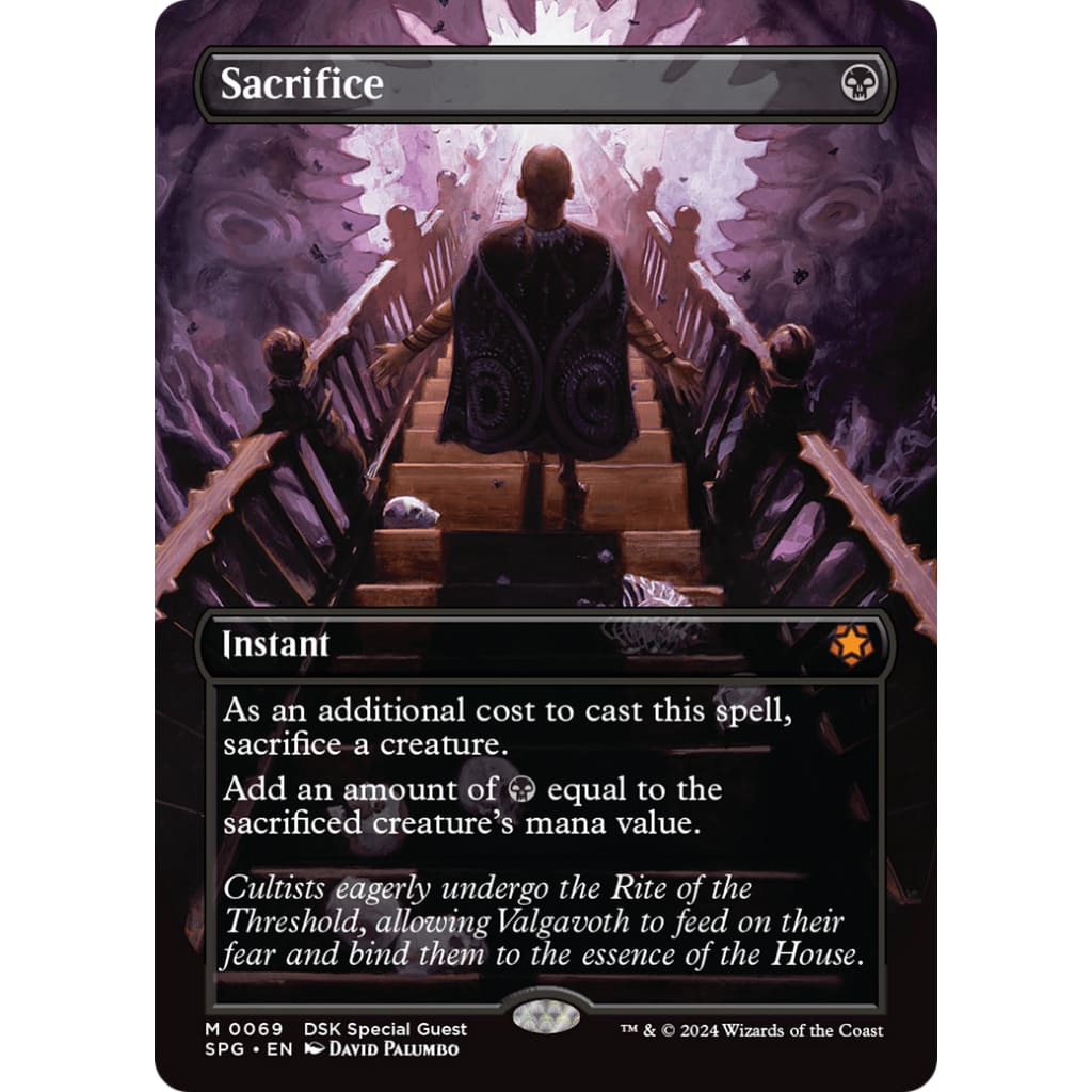 Sacrifice (SPG-069) (Borderless) Foil - Single