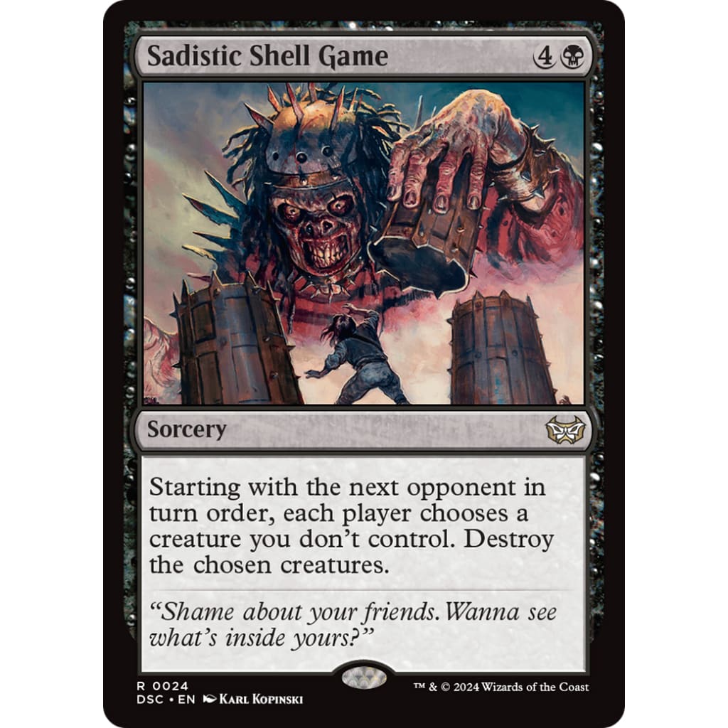 Sadistic Shell Game (DSC-024) - Single