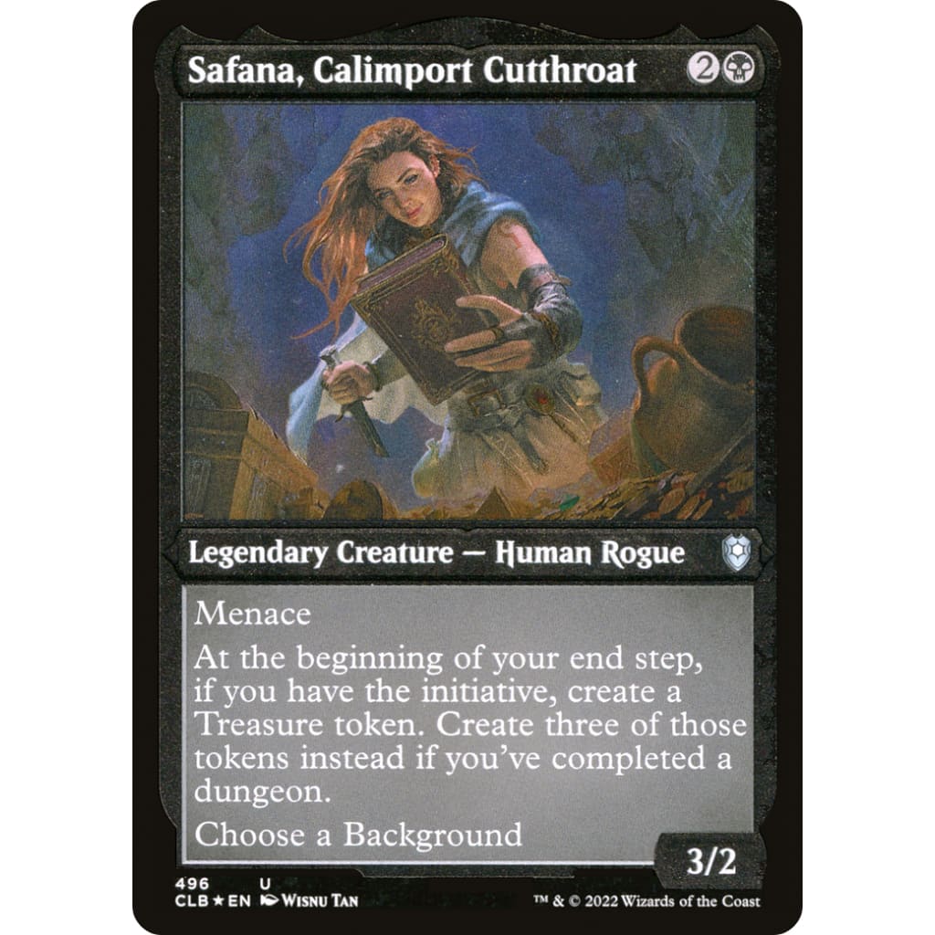Safana Calimport Cutthroat (CLB-496) Etched Foil - Single