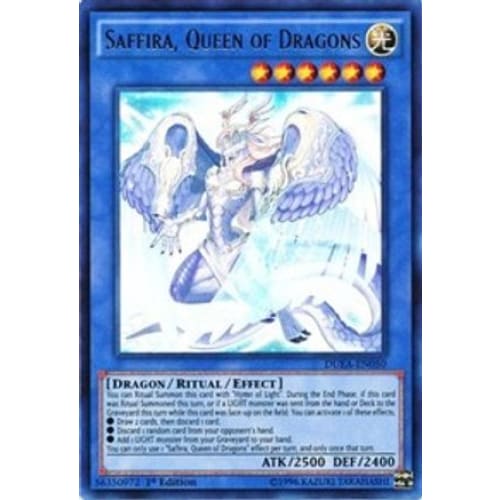 Saffira Queen of Dragons - DUEA-EN050 Ultra Rare Unlimited