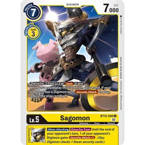Sagomon - BT12-040 - Common - Single