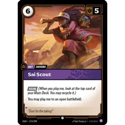Sai Scout (174/298) - Origins Foil - Single
