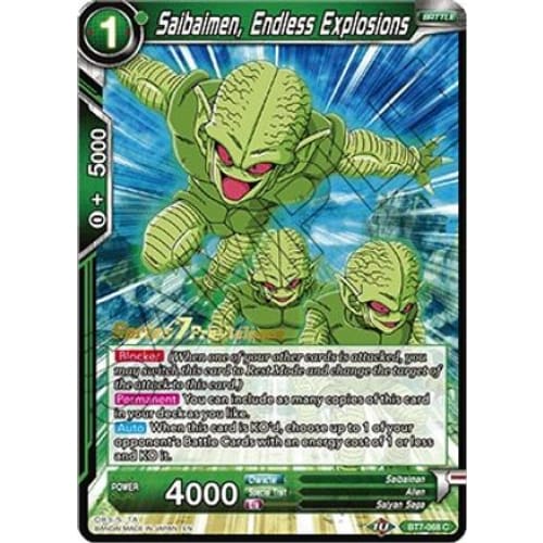 Saibaimen Endless Explosions (Assault of the Saiyans