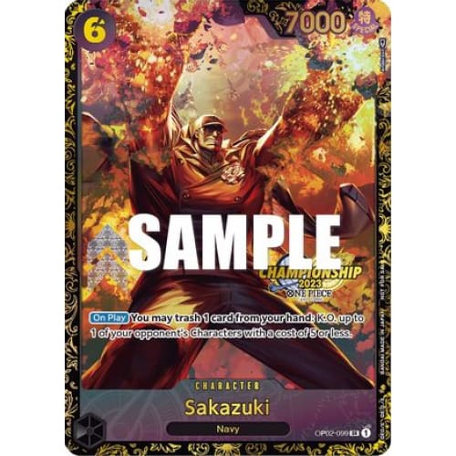 Sakazuki (Championship 2023) OP02-099 PR One Piece