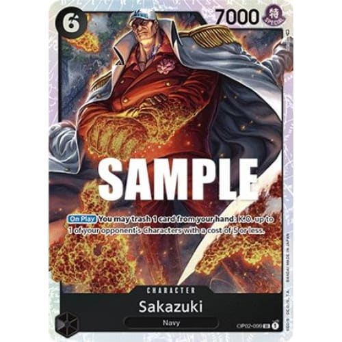 Sakazuki OP02-099 SR Paramount War Foil - Single