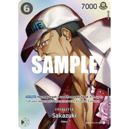 Sakazuki (SP) OP02-099 SR Kingdoms of Intrigue Foil - Single