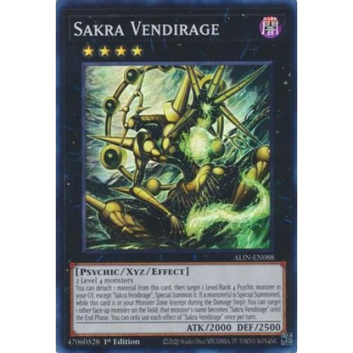 Sakra Vendirage - ALIN-EN088 Super Rare 1st Edition - Single