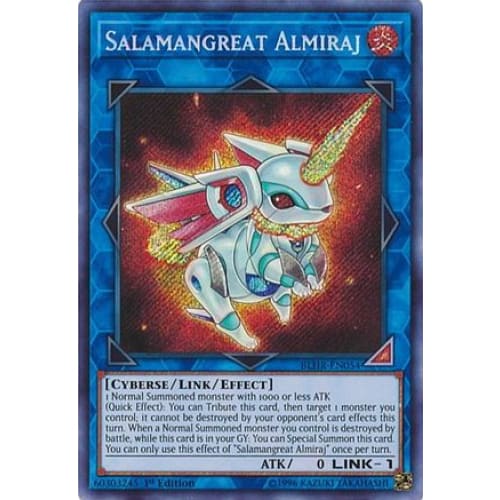 Salamangreat Almiraj (BLHR-EN054) Secret Rare 1st Edition