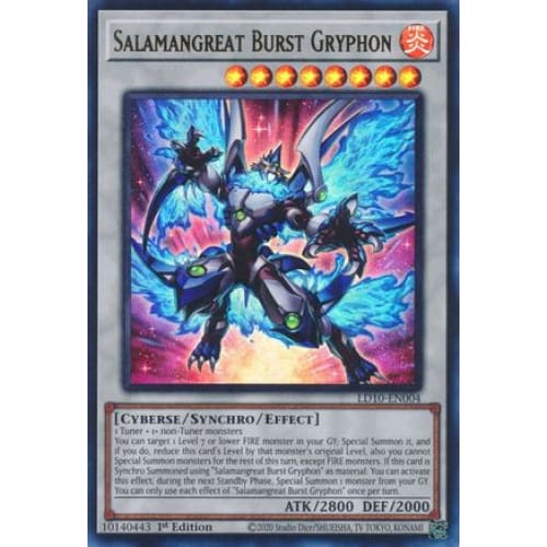 Salamangreat Burst Gryphon - LD10-EN004 Ultra Rare 1st